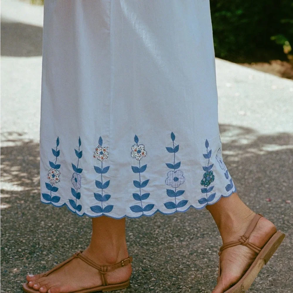 Christy Dawn Sloane Dress in Crimson - Picture 4 of 14